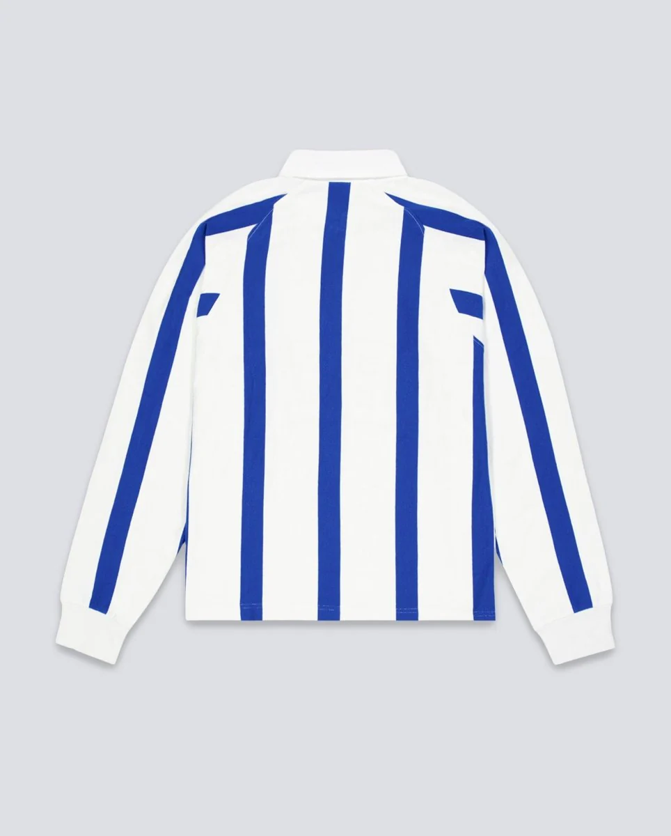 Polo Obey Landon Stripe Azul Hombre - Image 3