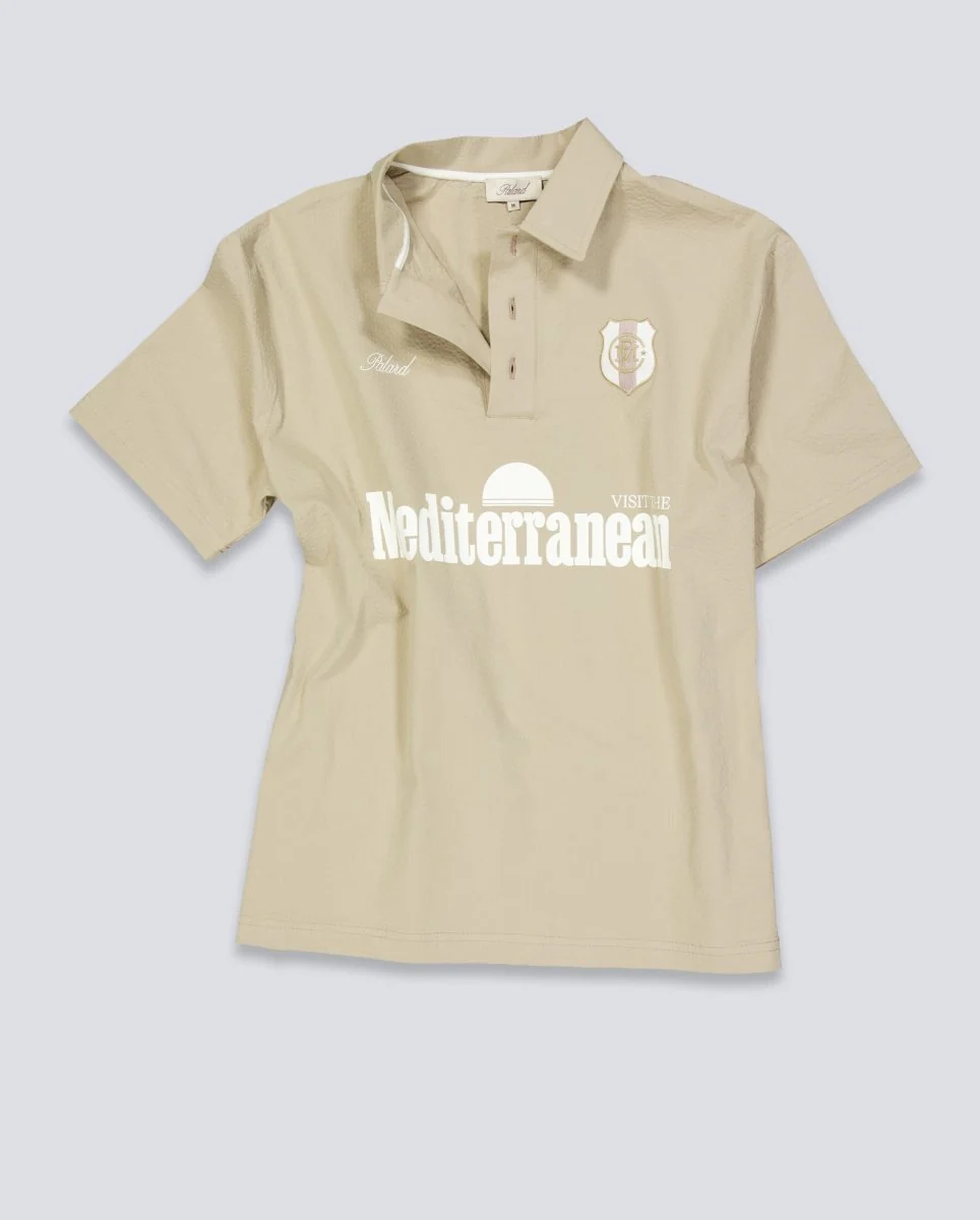 Polo Palard Mediterranean FC Beige Hombre - Image 3