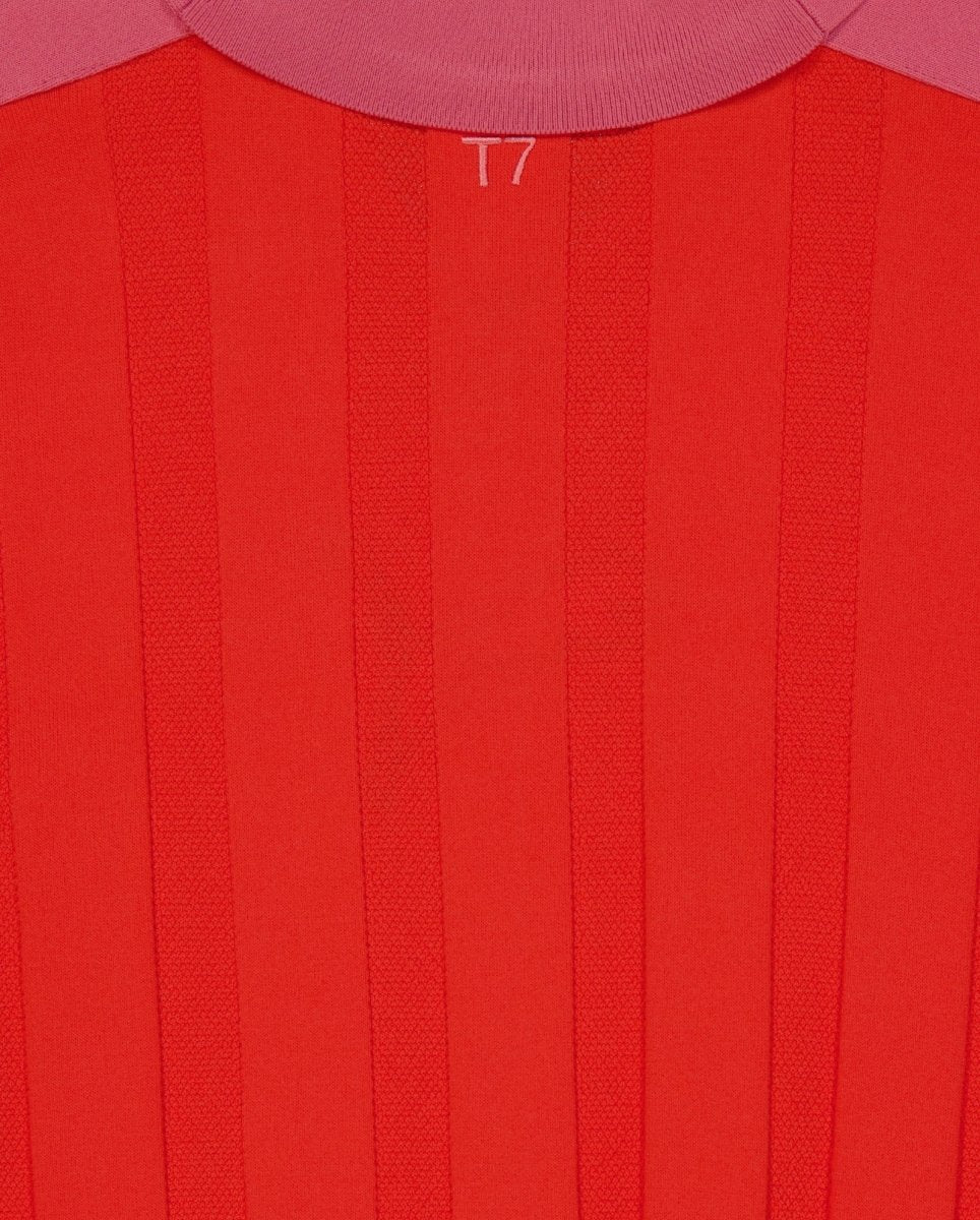 Polo Puma T7 Longsleeve Rojo Y Rosa Unisex - Image 5