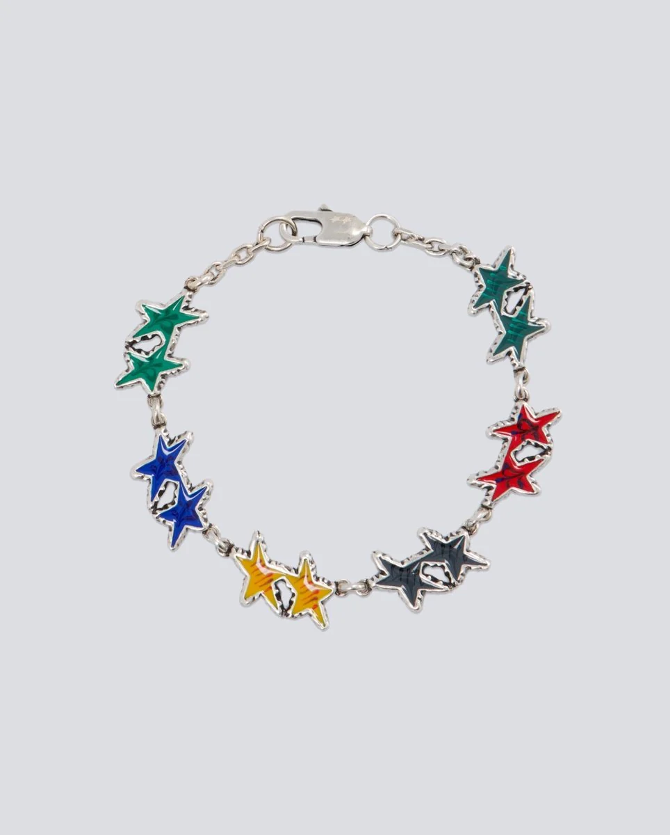 Pulsera Twojeys New Melted Stars Bracelet Plateado Unisex