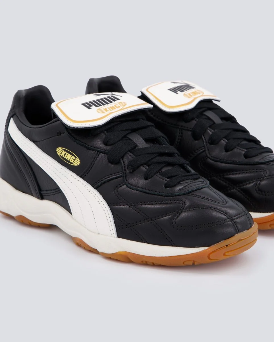 Puma King Indoor Negro Y Blanco Mujer - Image 2