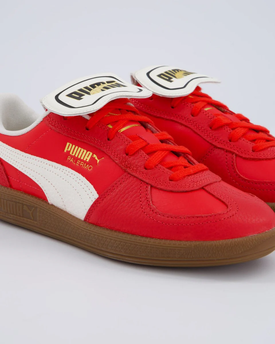 Puma Palermo Premium Rojo Mujer - Image 2