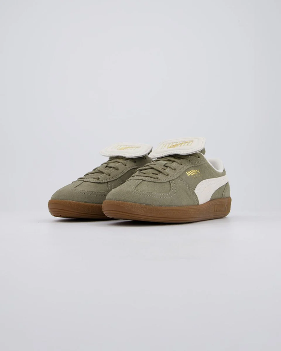 Puma Palermo Premium Taupe Verde Mujer - Image 2
