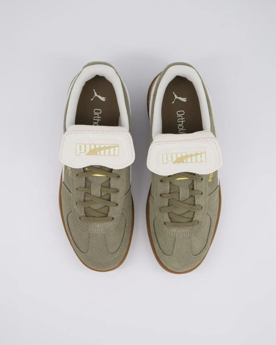Puma Palermo Premium Taupe Verde Mujer - Image 4
