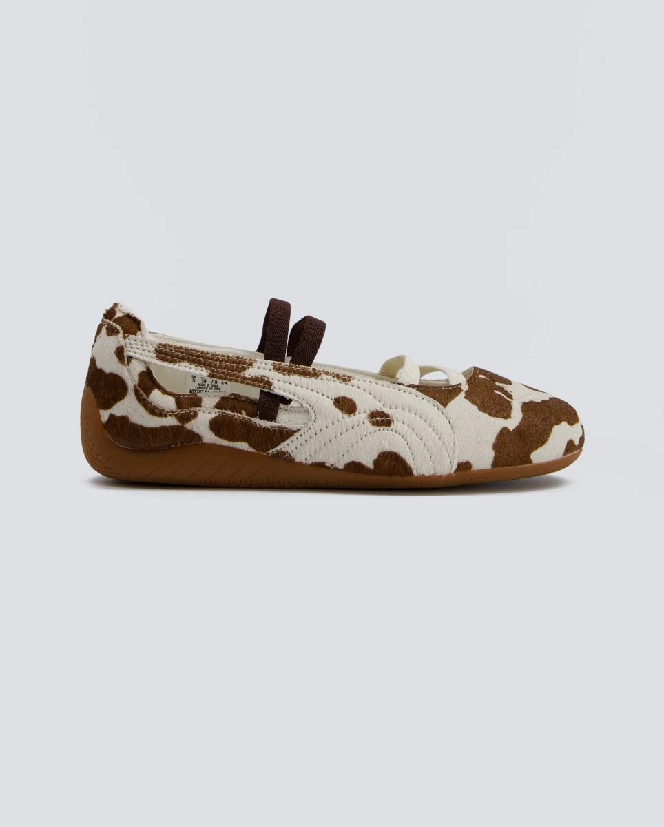 Puma Speedcat Bailarinas Cow Print Mujer
