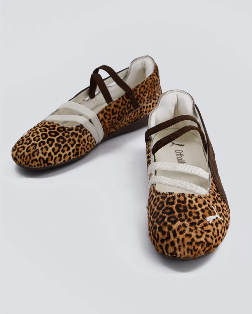 Puma Speedcat Bailarinas Leopard Marrón Mujer - Image 2