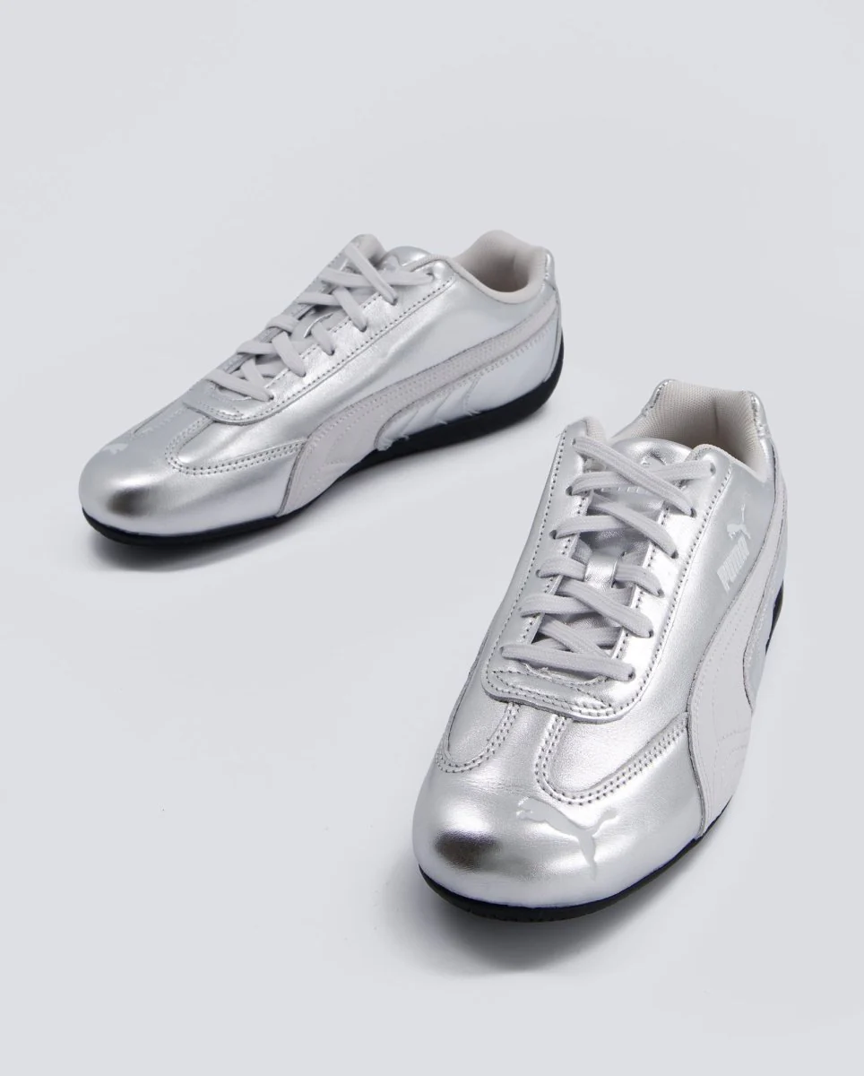 Puma Speedcat Silver Feather Gris Mujer - Image 2