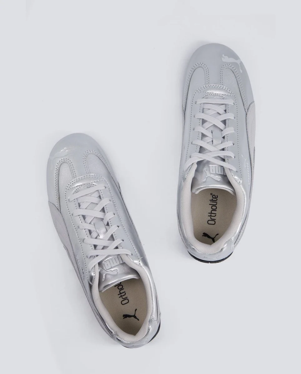 Puma Speedcat Silver Feather Gris Mujer - Image 4