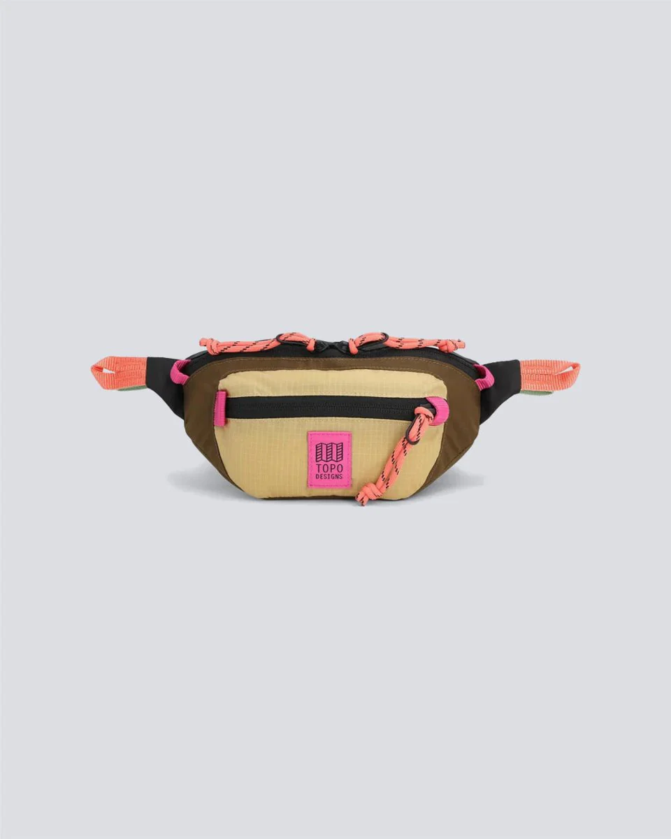 Riñonera Topo Designs Mountain Waist Pack Beige y Marrón Unisex