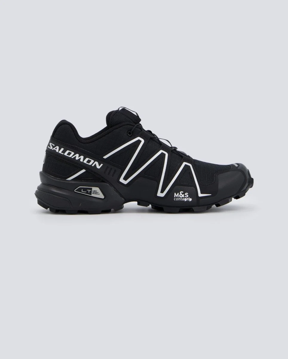 Salomon Speedcross 3 Negro Y Plateado Hombre