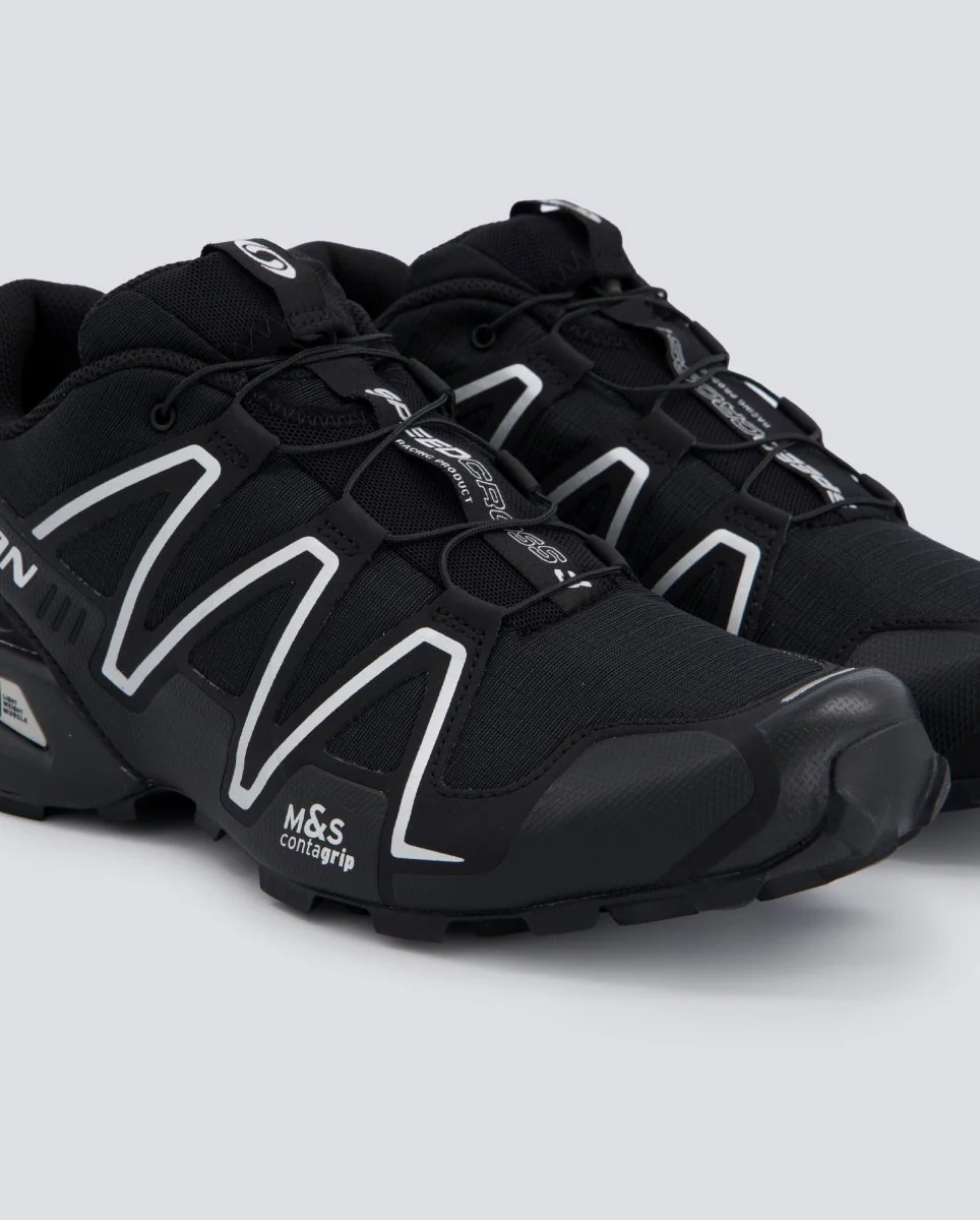 Salomon Speedcross 3 Negro Y Plateado Hombre - Image 4