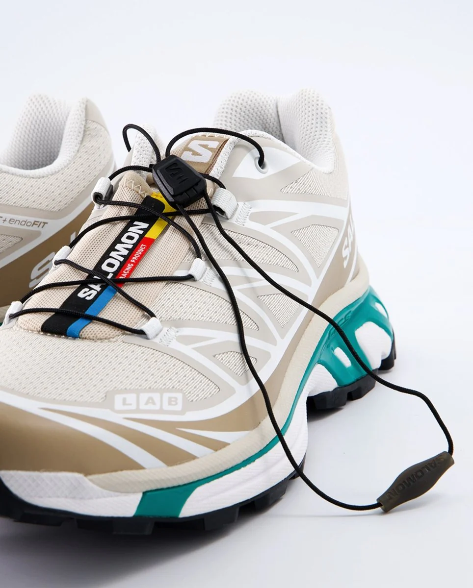 Salomon XT-6 Beige y Verde Hombre - Image 2