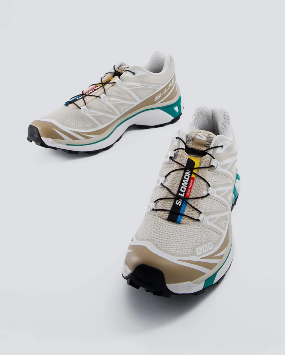 Salomon XT-6 Beige y Verde Hombre - Image 5