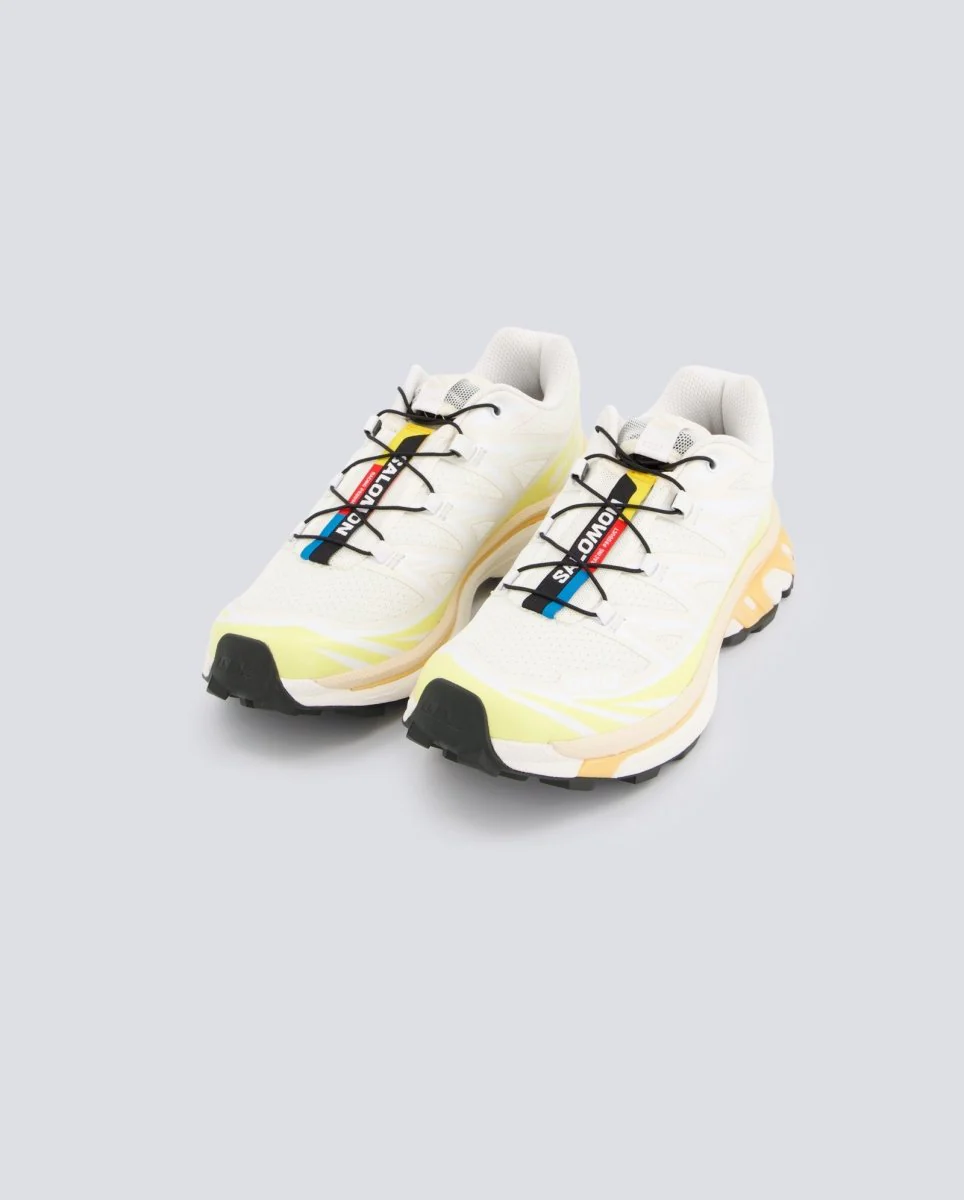 Salomon Xt-6 Blanco Y Amarillo Mujer - Image 5