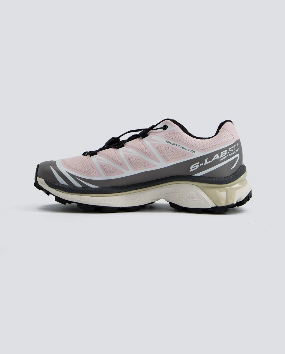Salomon XT-6 Cloudburst Icy Rosa Y Gris Mujer - Image 3
