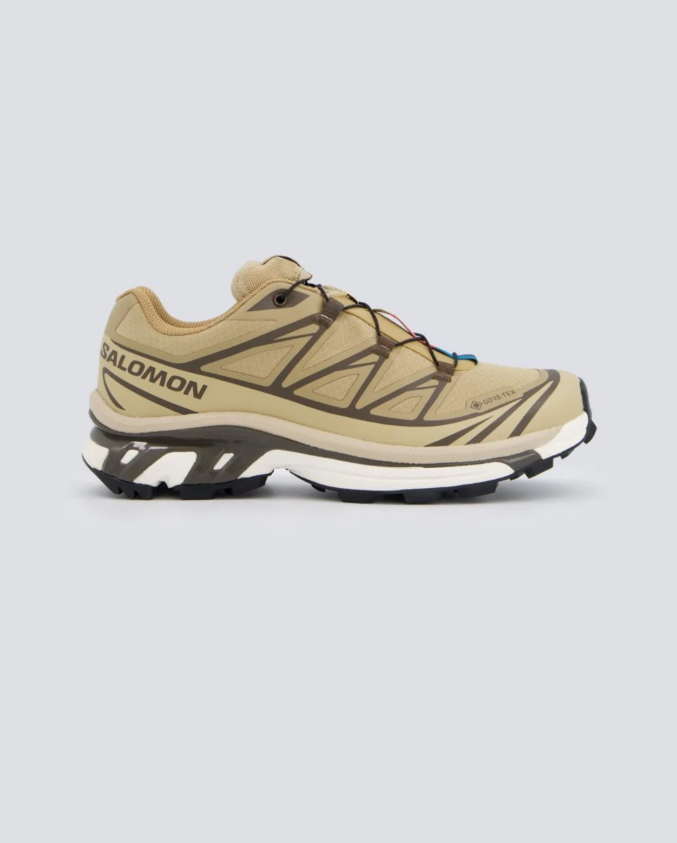 Salomon Xt-6 Gore-Tex Beige Mujer