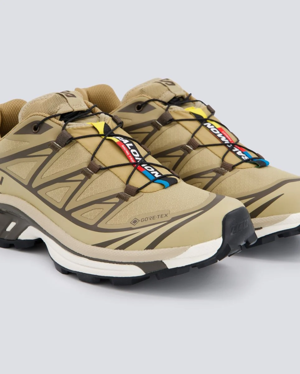 Salomon Xt-6 Gore-Tex Beige Mujer - Image 2