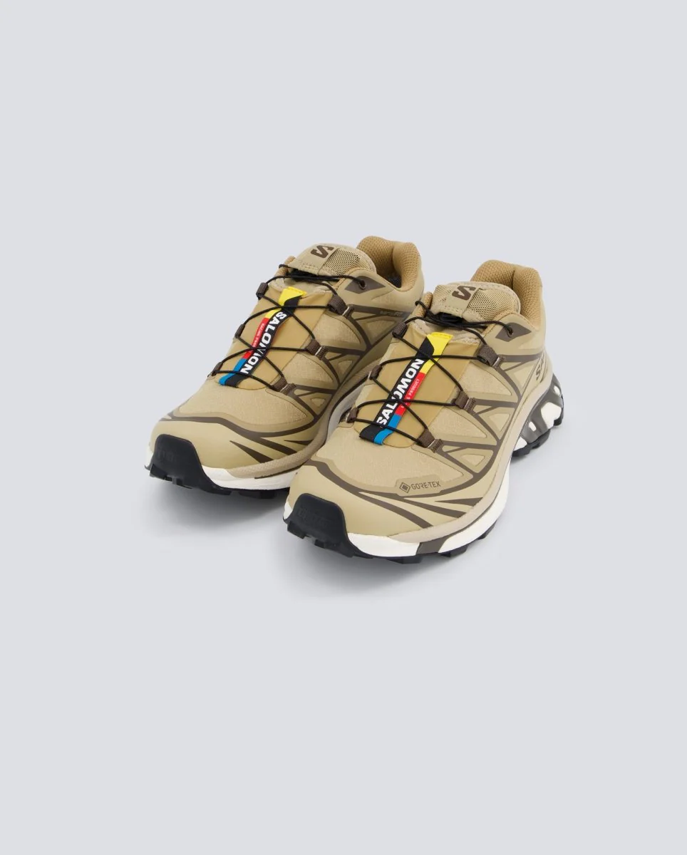 Salomon Xt-6 Gore-Tex Beige Mujer - Image 5