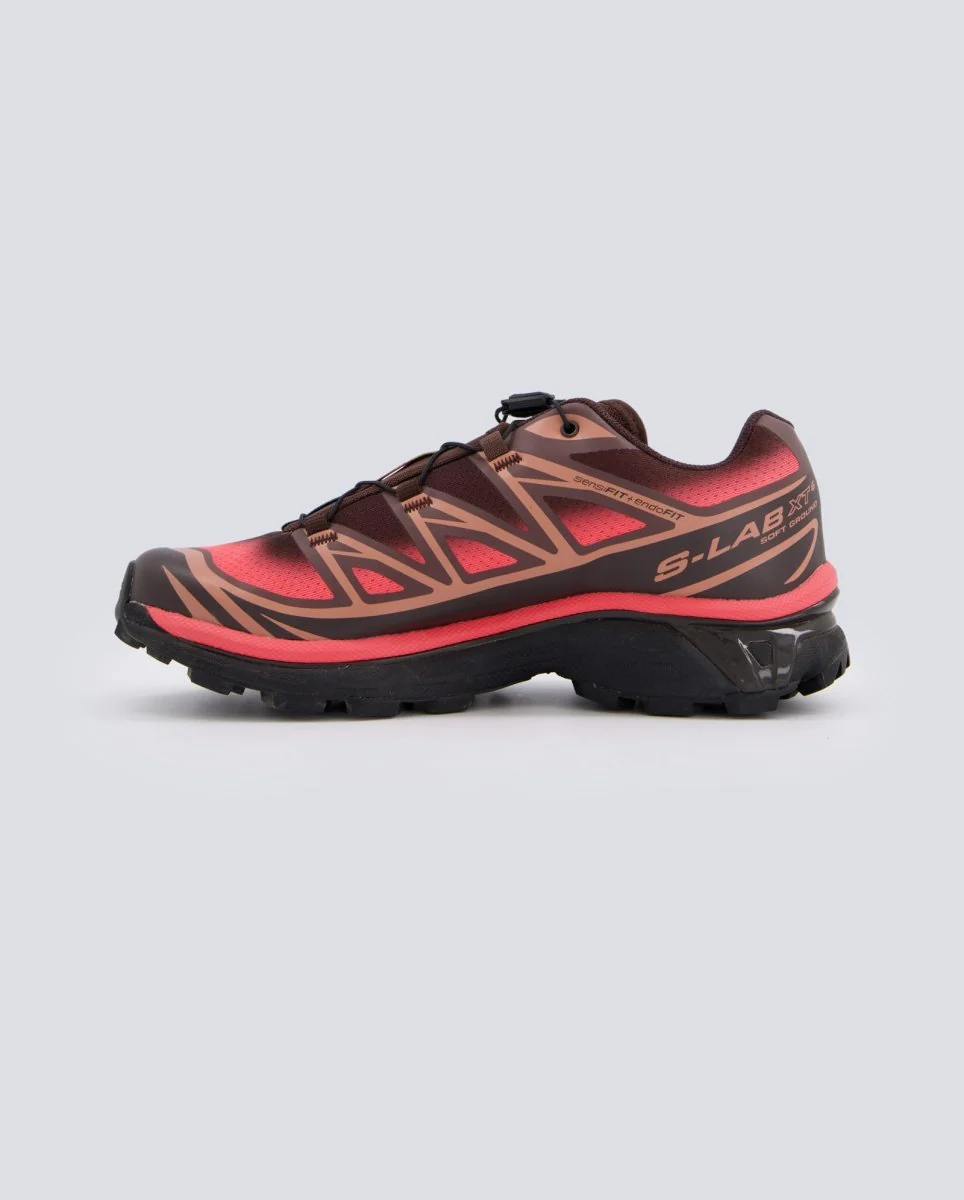 Salomon Xt-6 Skyline Marrón Y Rojo Mujer - Image 4