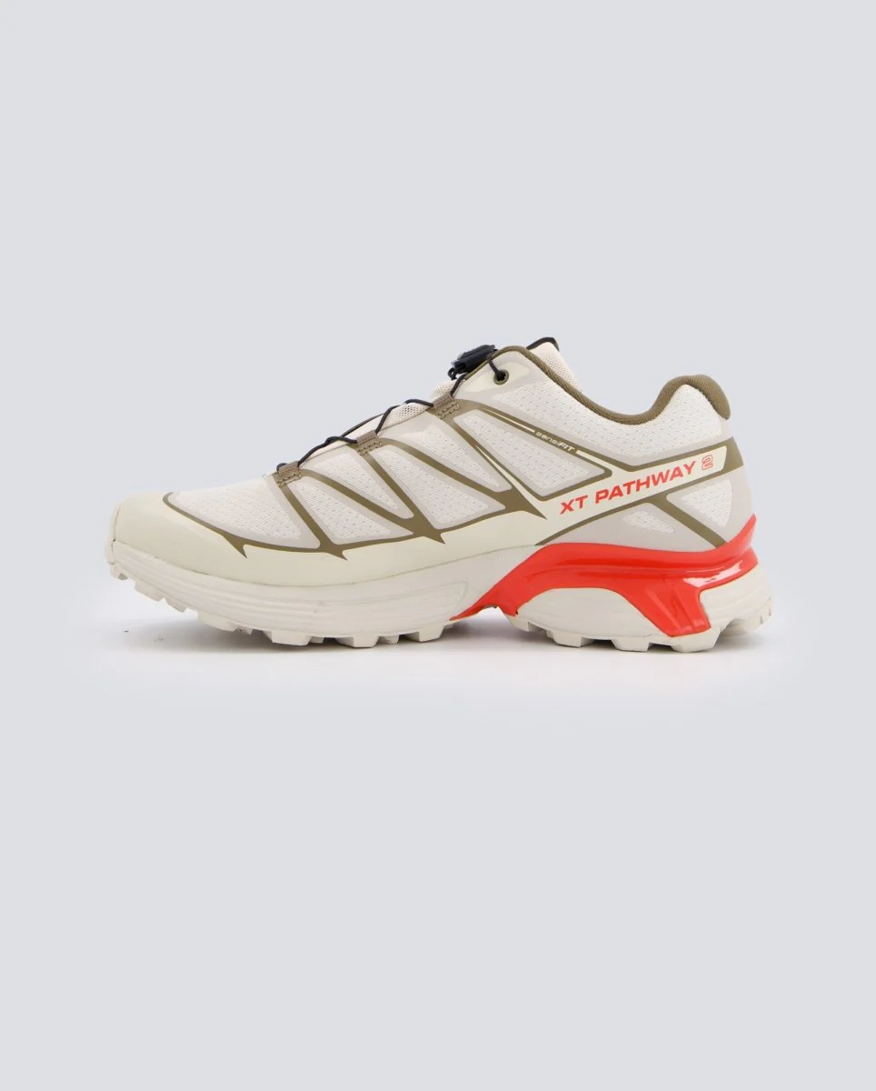 Salomon Xt-Pathway Beige Y Rojo Mujer - Image 4