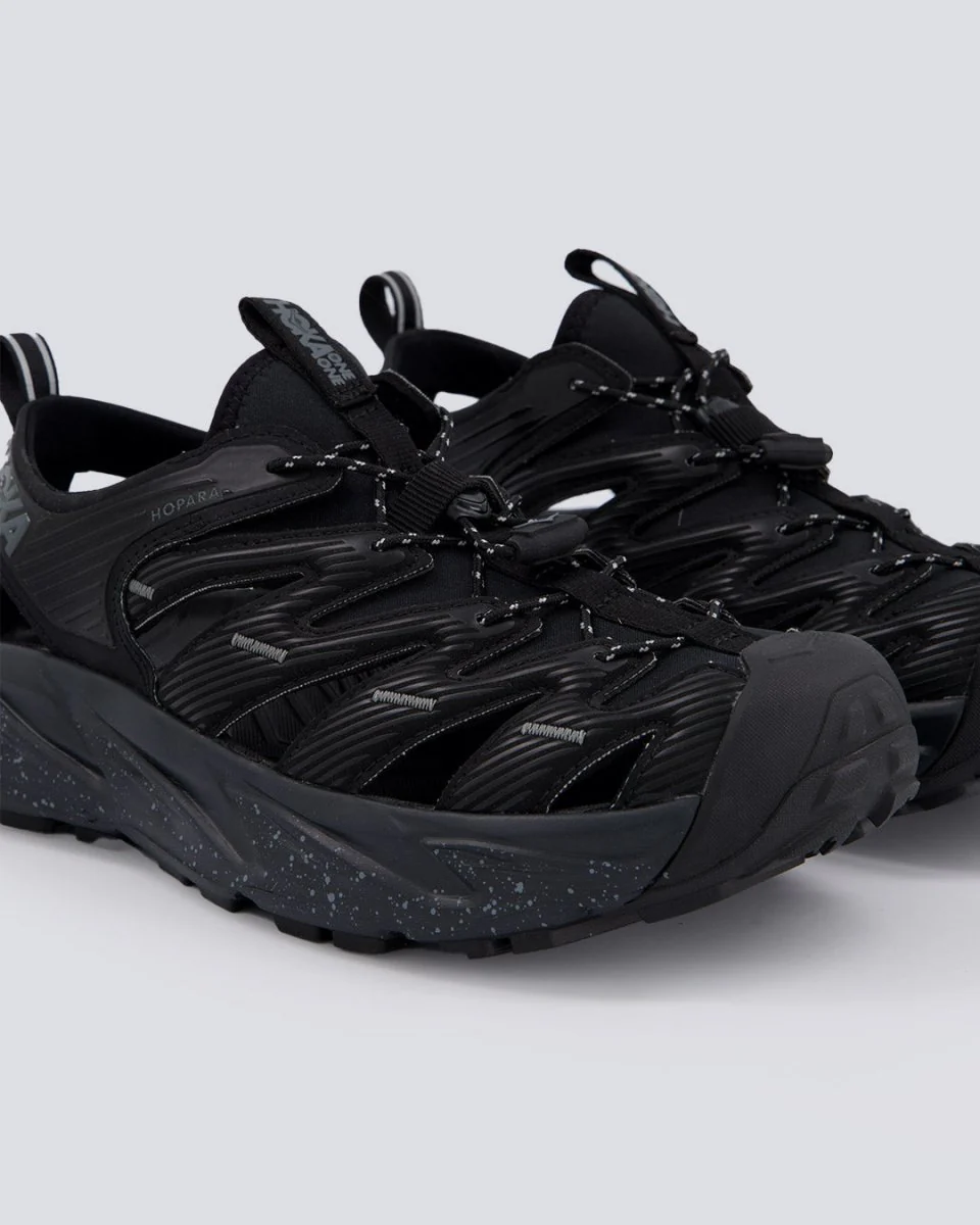Sandalias Hoka Hopara Negro Hombre - Image 2