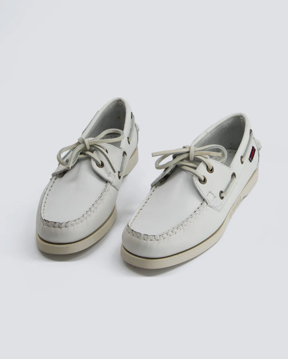 Sebago Docksides Portland Blanco Mujer - Image 5