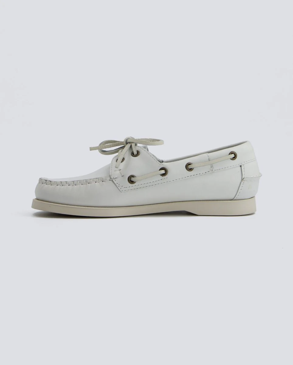 Sebago Docksides Portland Blanco Mujer - Image 6