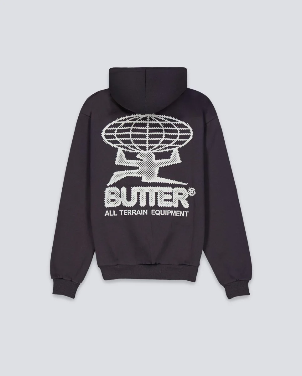Sudadera Butter Goods Terrain Negra Unisex - Image 3