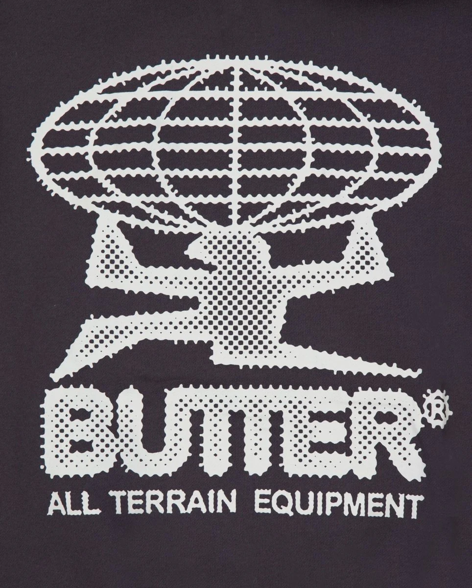 Sudadera Butter Goods Terrain Negra Unisex - Image 4
