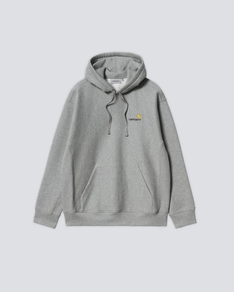 Sudadera Carhartt WIP American Script Gris Hombre