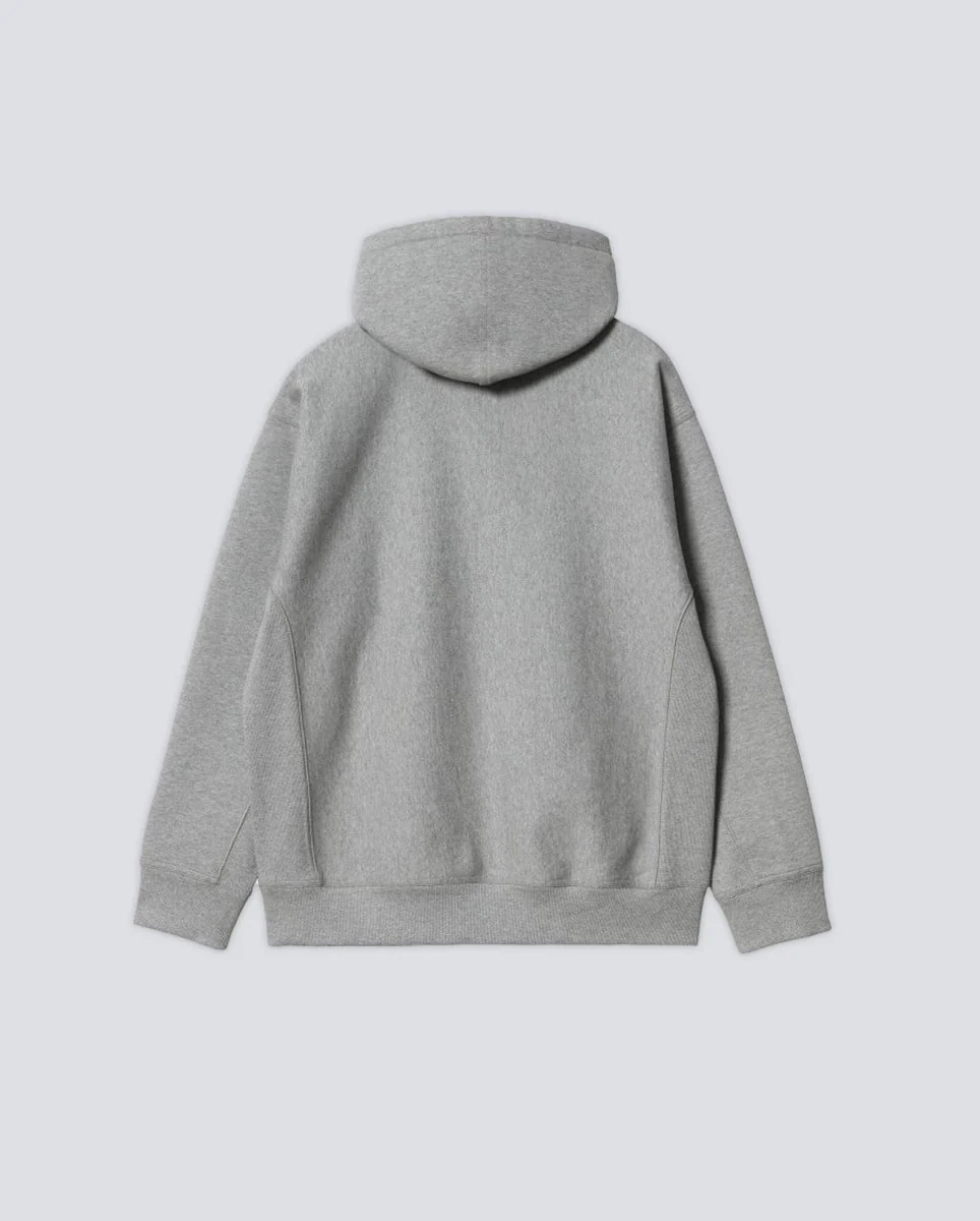 Sudadera Carhartt WIP American Script Gris Hombre - Image 2
