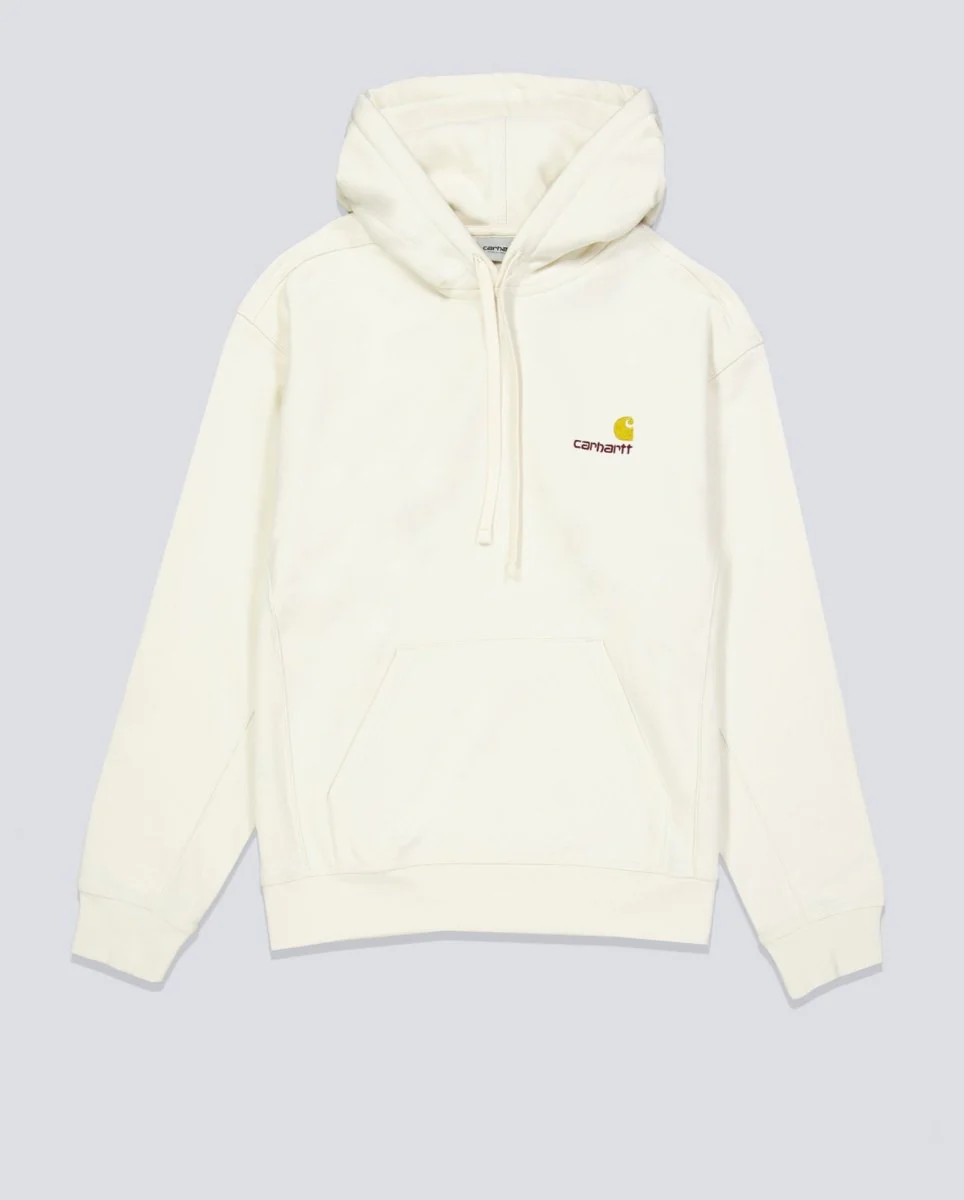 Sudadera Carhartt WIP American Script Hoodie Beige Unisex