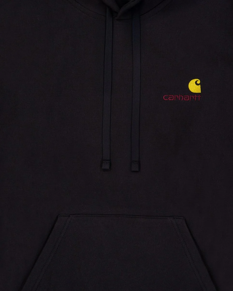 Sudadera Carhartt Wip American Script Negro Hombre - Image 2