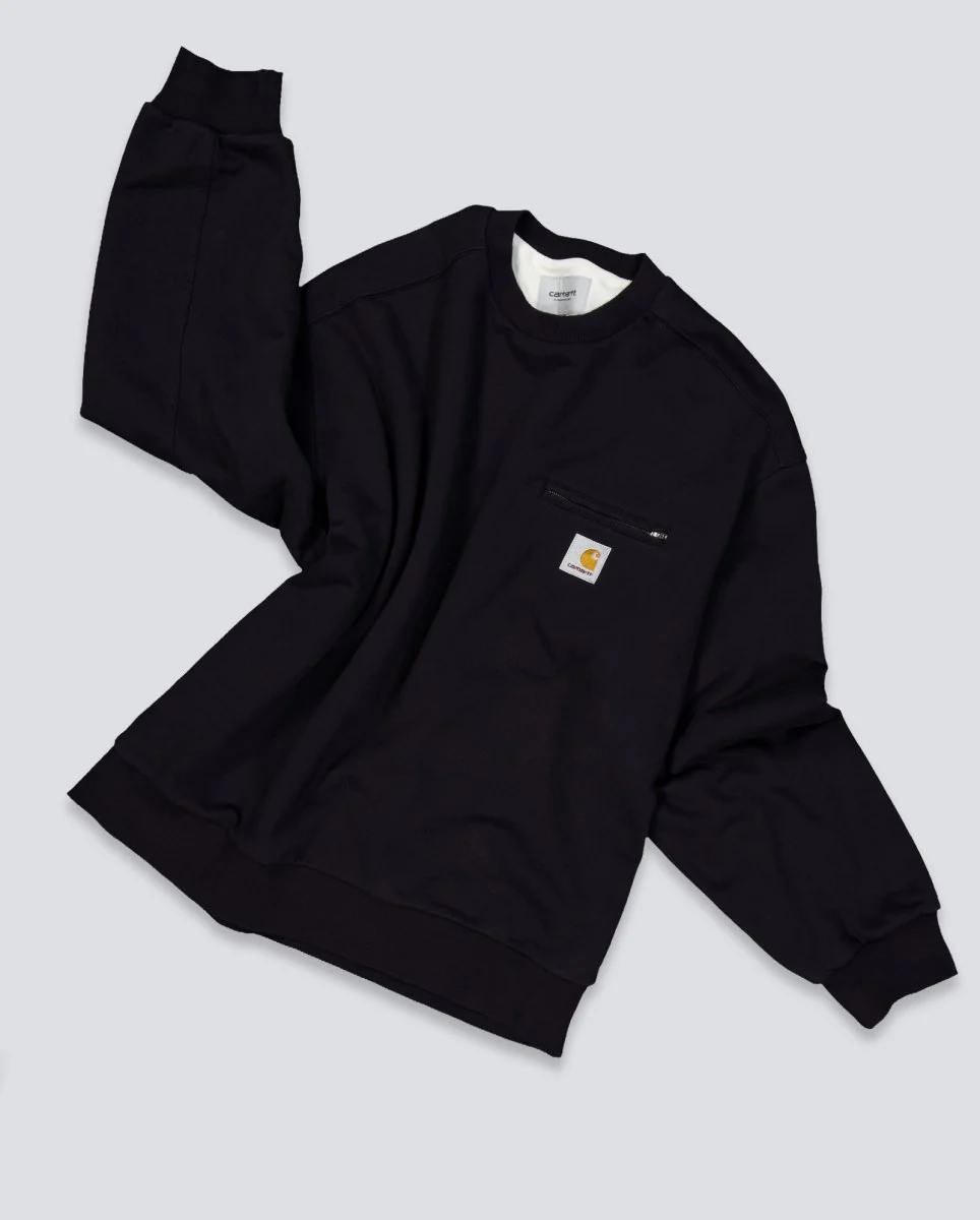Sudadera Carhartt WIP Detroit Negra Unisex - Image 2