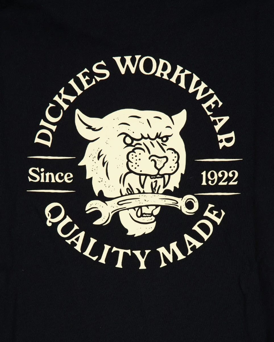 Sudadera Dickies Wrench Negro Unisex - Image 4