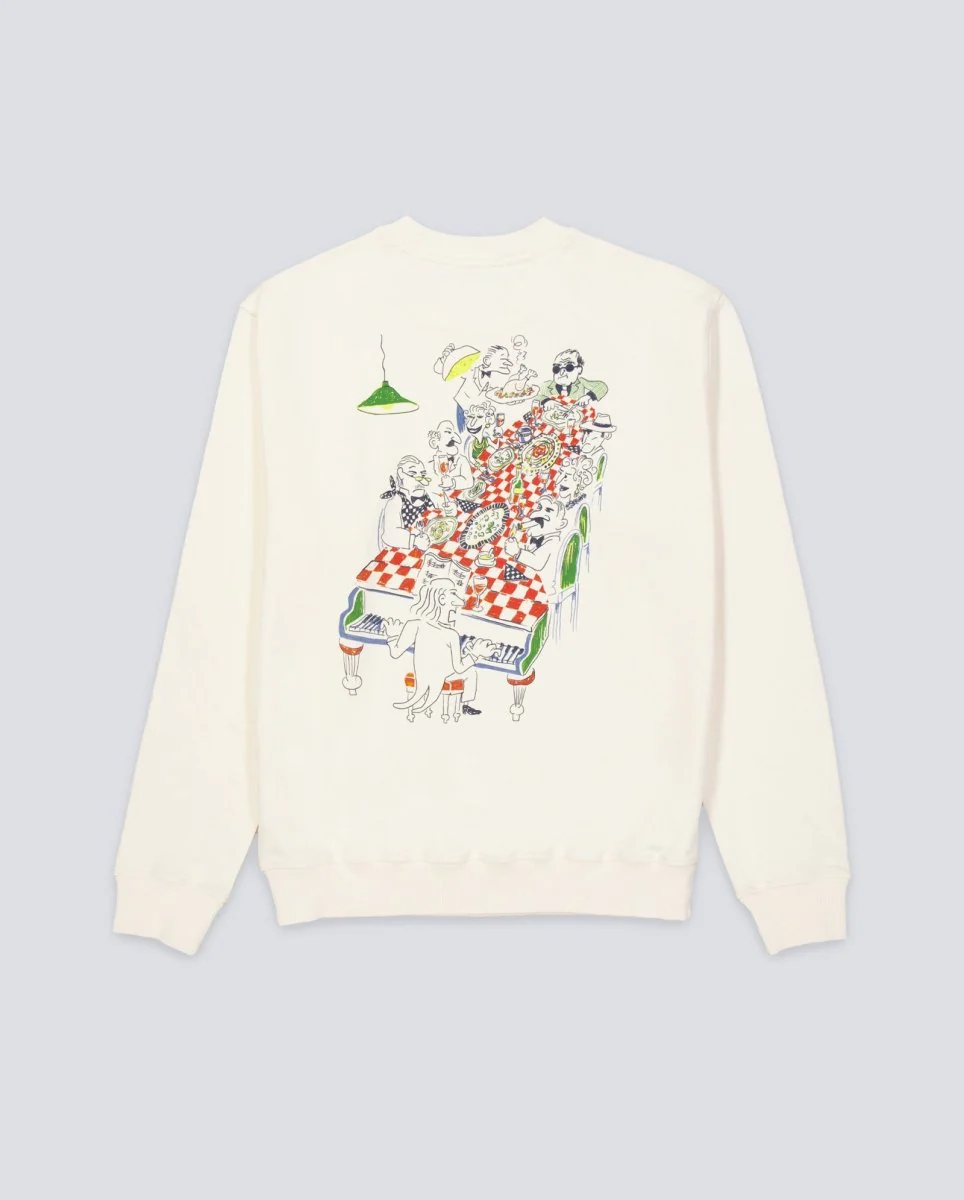 Sudadera Edmmond Studios Piano Bar Beige Unisex - Image 3