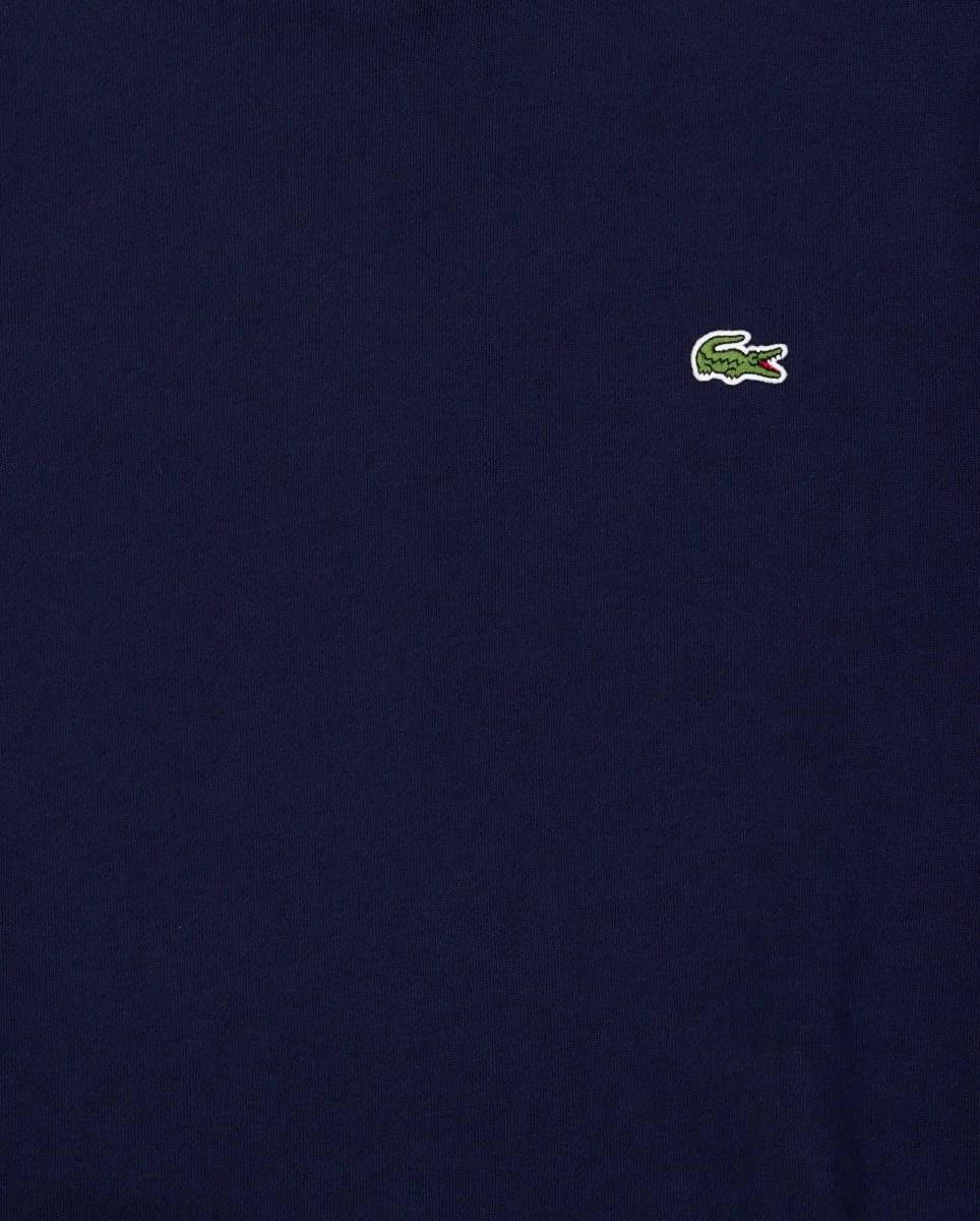 Sudadera Lacoste Cotton Fleece Sweatshirt Azul Marino Unisex - Image 2