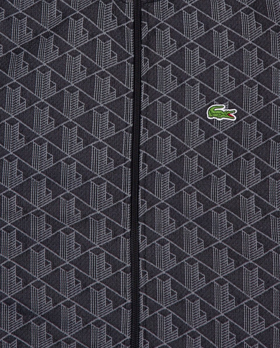 Sudadera Lacoste Paris Monogram Negro Hombre - Image 2