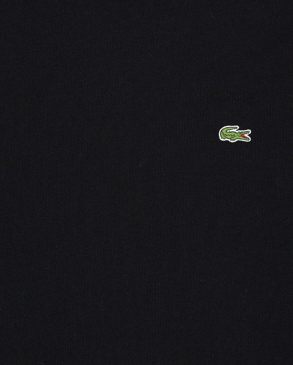 Sudadera Lacoste Tricot Negro Unisex - Image 2
