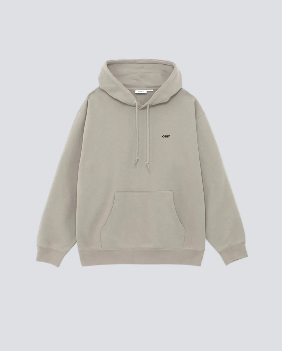 Sudadera Obey Art Studio Flowers Gris Unisex