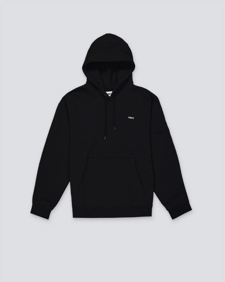 Sudadera Obey Business Hood Negro Hombre