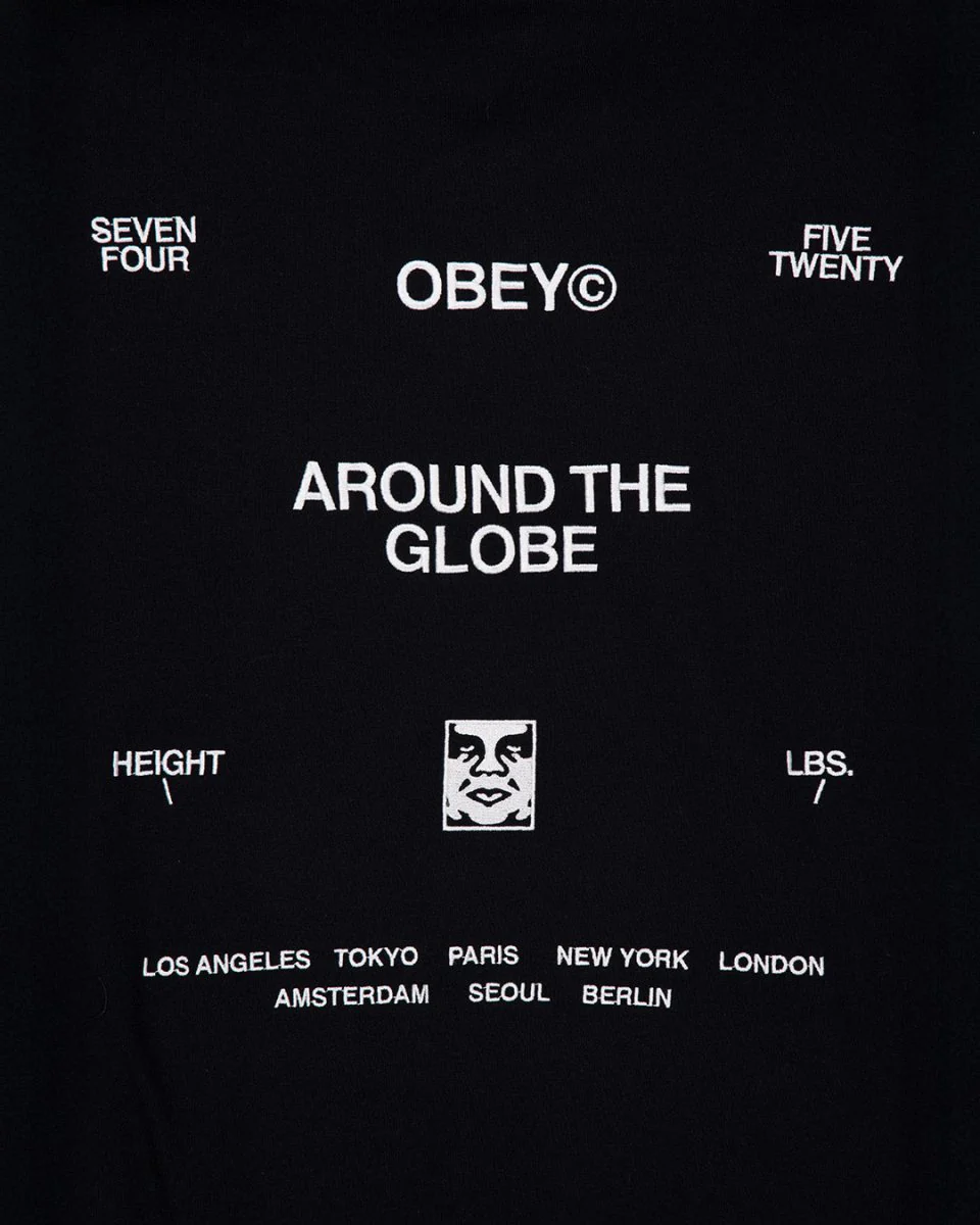 Sudadera Obey Business Hood Negro Hombre - Image 3
