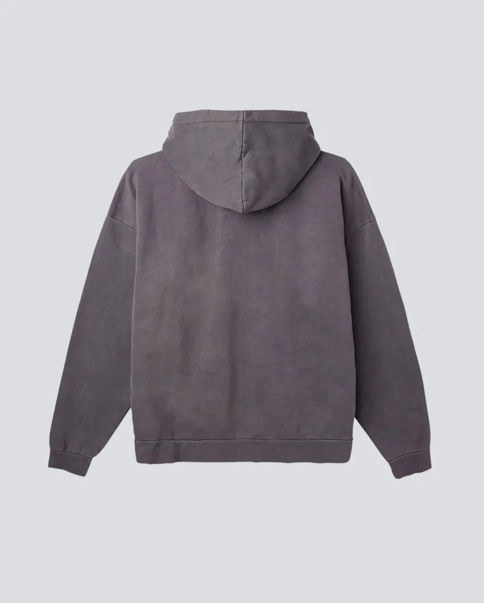 Sudadera Obey Lowercase Pigment Con Cremallera Gris Unisex - Image 2