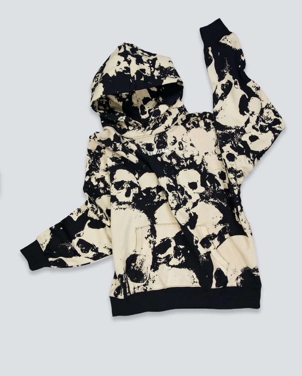 Sudadera Pleasures Despair Negra y Blanca Unisex - Image 2