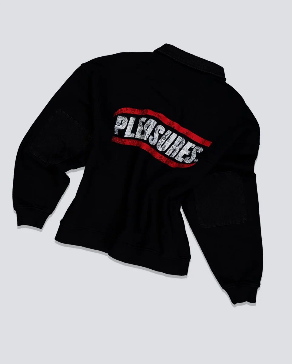 Sudadera Pleasures Gentle Polo Negro Unisex - Image 4