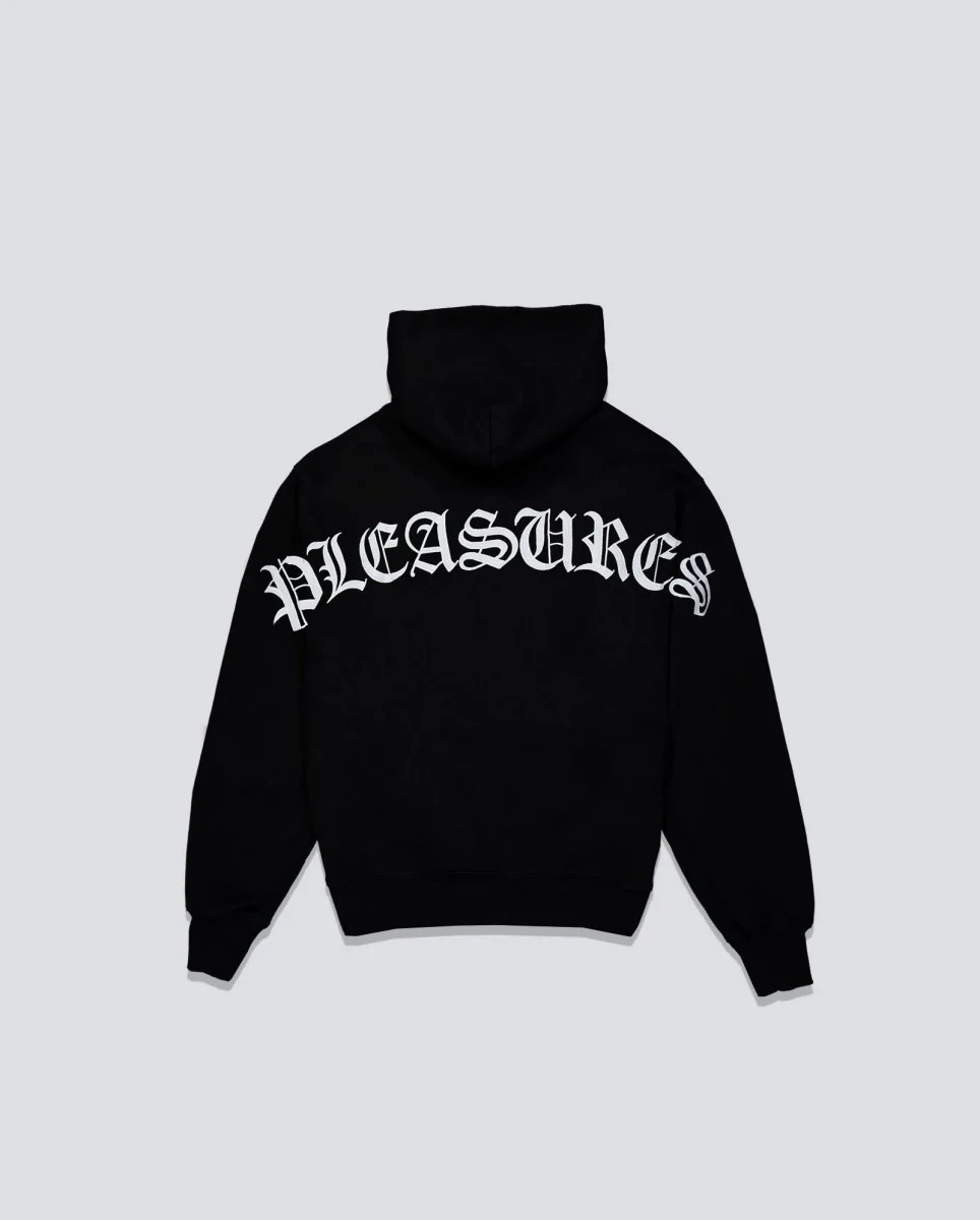 Sudadera Pleasures Neural Hoodie Negro Unisex - Image 3