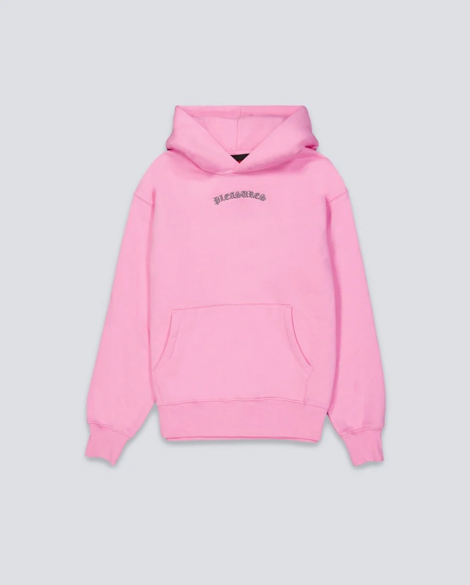 Sudadera Pleasures Neural Rosa Hoodie Unisex