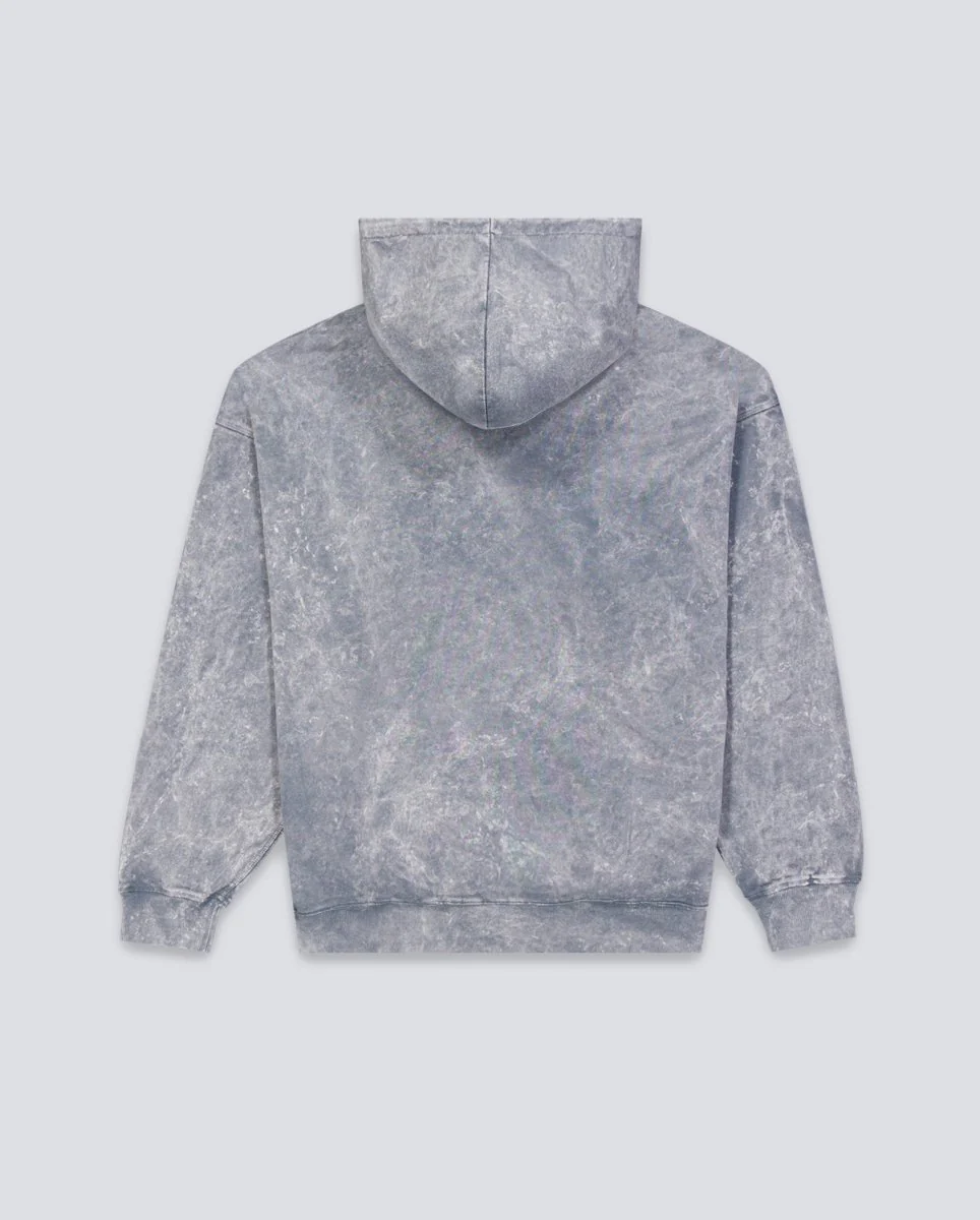 Sudadera Polar Skate Co. Acid Frank Hoodie Surf Logo Gris Unisex - Image 3