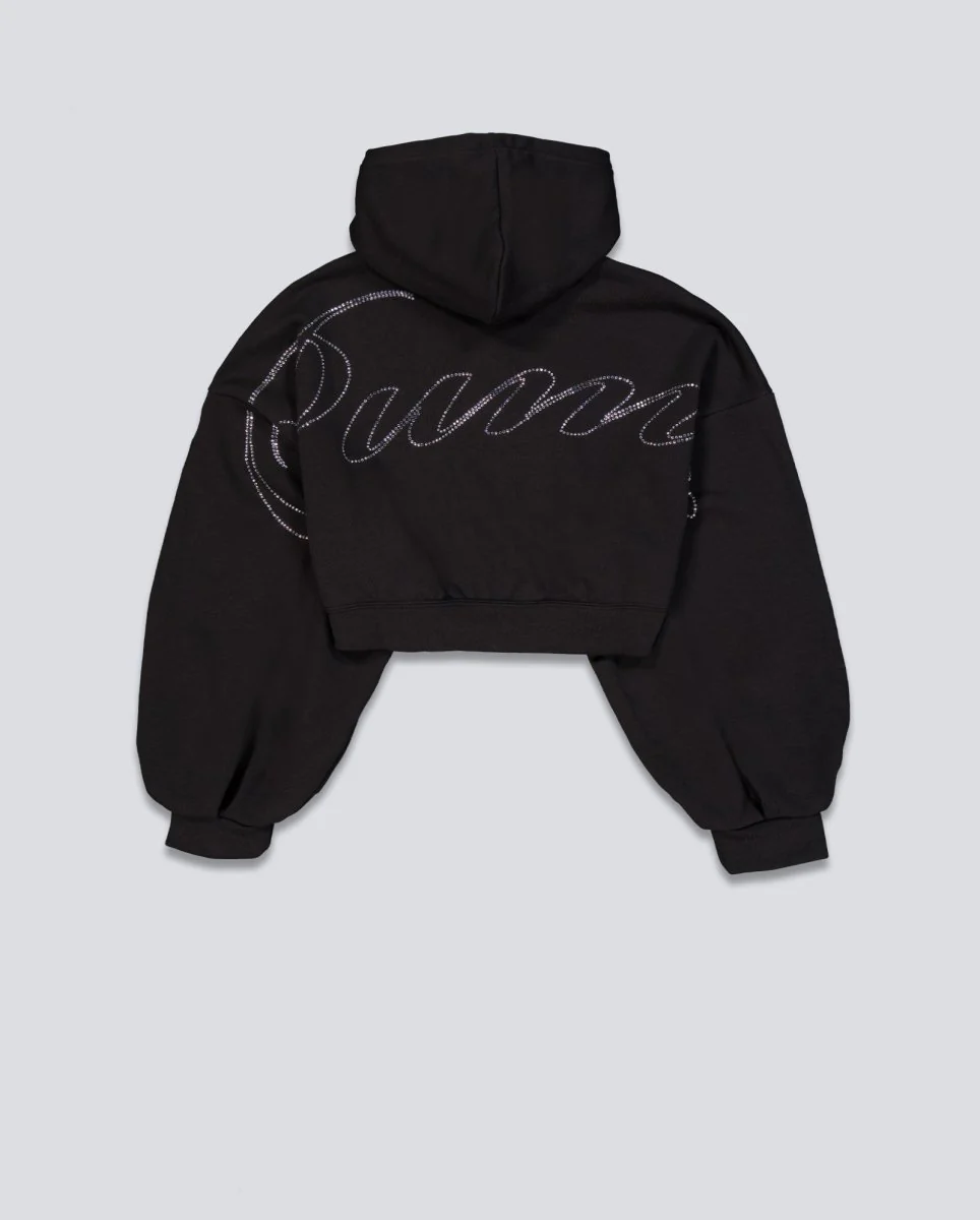 Sudadera Puma Essential Graphics Bedazzled Negro Mujer - Image 4