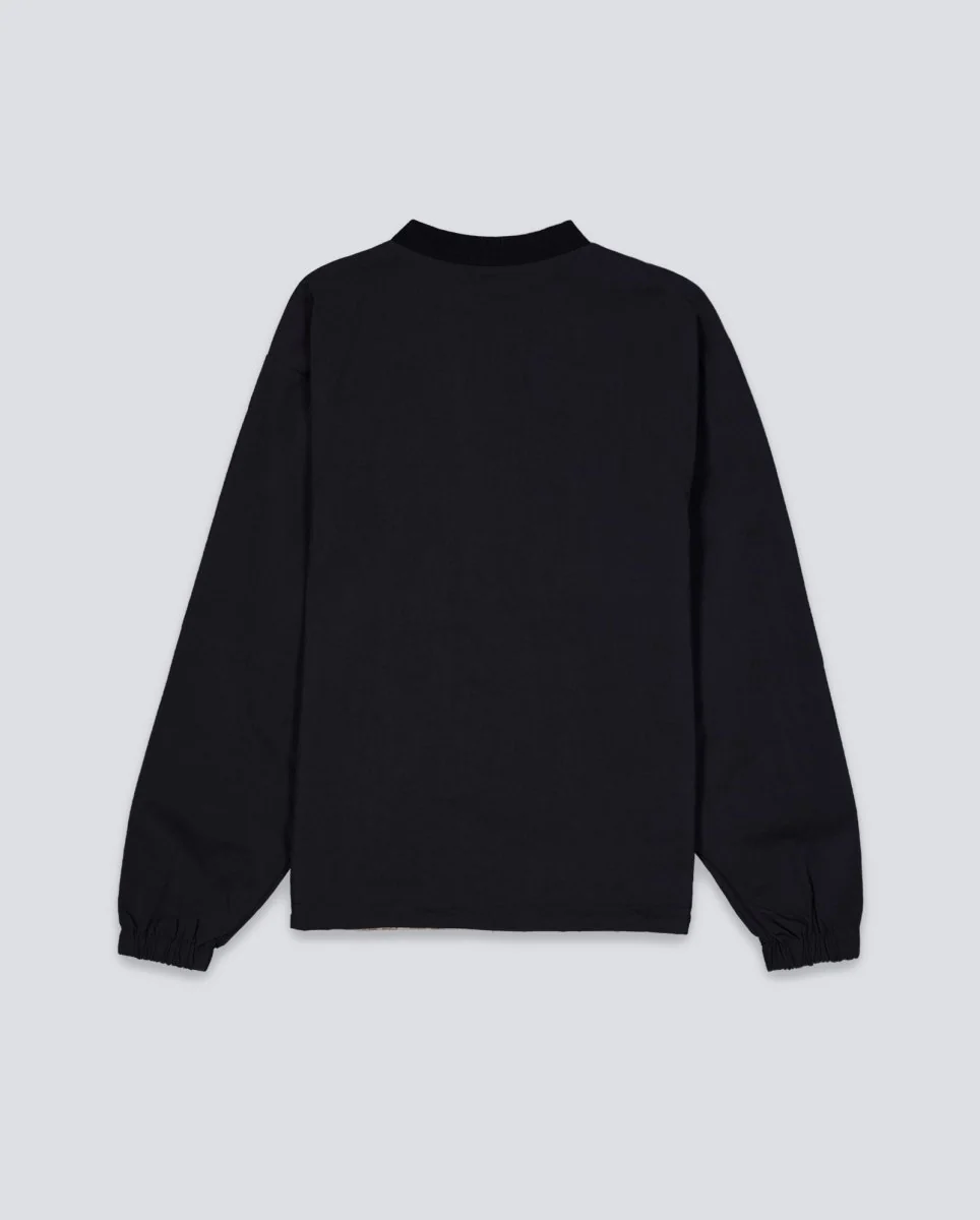 Sudadera Reversible Butter Goods Dugout Negra y Gris Unisex - Image 3